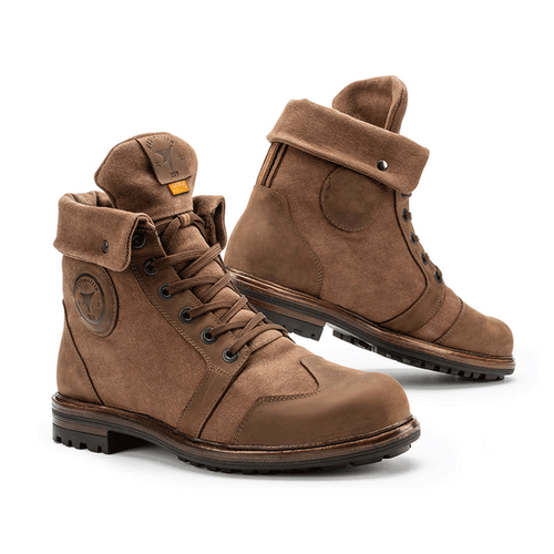 STYLMARTIN SMITH AIR BOOTS - BROWN