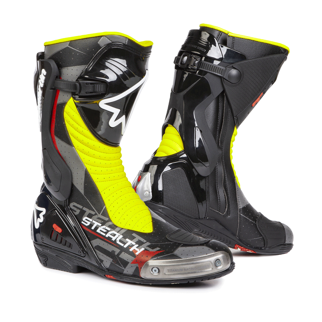 STYLMARTIN STEALTH EVO AIR BOOTS - BLACK