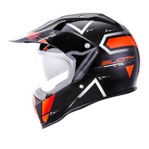 SUOMY MX TOURER ROAD ADV ORANGE MOTORCYCLE HELMET