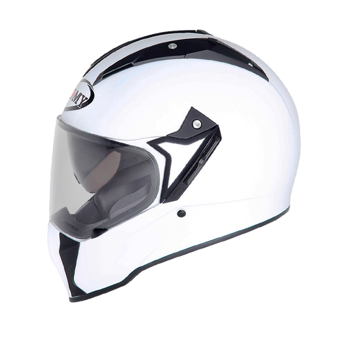 SUOMY MX TOURER PLAIN ADV MOTORCYCLE WHITE MOTORCYCLE HELMET