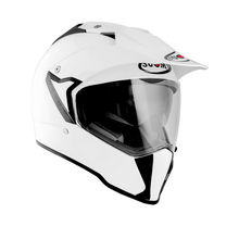 SUOMY MX TOURER PLAIN ADV MOTORCYCLE WHITE MOTORCYCLE HELMET