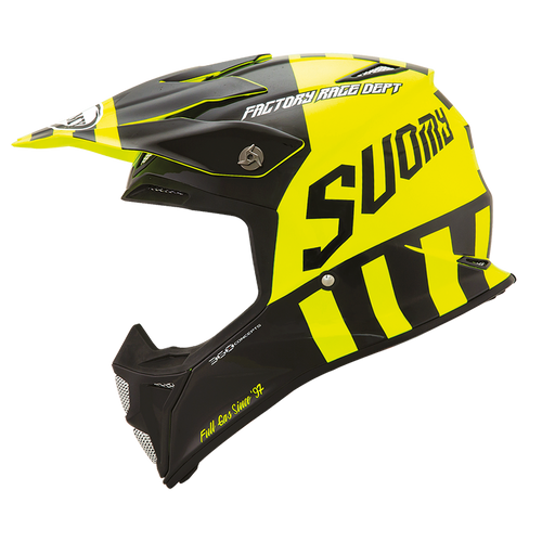 SUOMY MX SPEED FULL GAS YELLOW FLURO MOTOCROSS HELMET