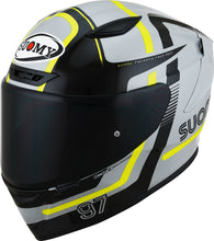 SUOMY TRACK-1 NINETY SEVEN GREY YELLOW MOTORCYCLE HELMET