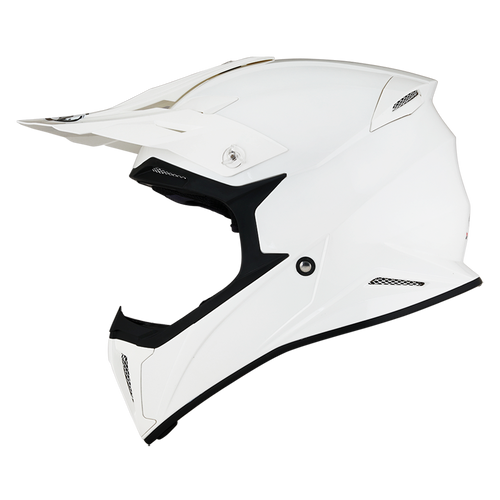 SUOMY X-WING PLAIN WHITE MOTOCROSS HELMET