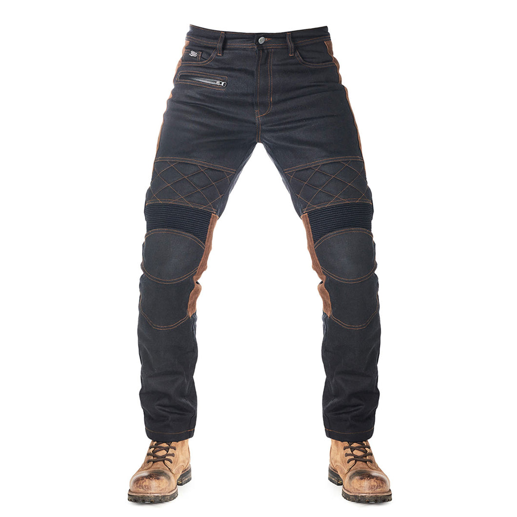 FUEL SERGEANT 2 PANTS WAXED - MEN'S MOTORCYCLE PANTS (Size: 30) AAA CE Rating