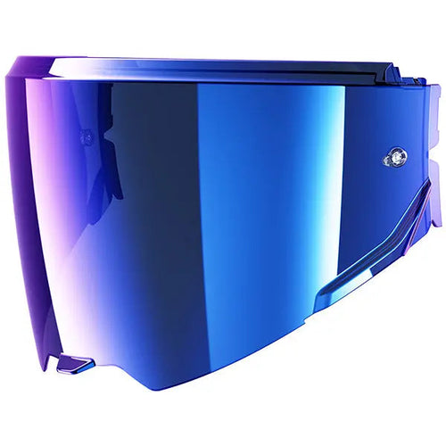 SHARK OXO ANTI SCRATCH IRIDIUM BLUE VISOR - SMALL SHELL SIZE VISOR