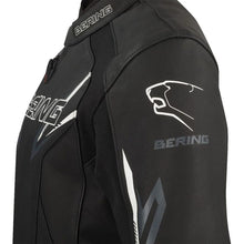 BERING SKOPE BLACK/GREY LEATHER JACKET (Size: XXL) Last One