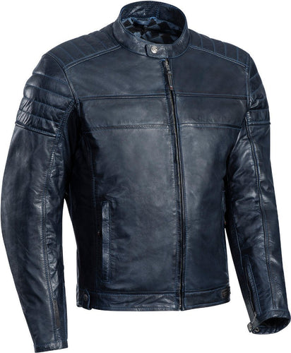 IXON SPARK LEATHER JACKET - BLUE (Size: XL) Last One
