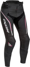 IXON TRINITY WOMENS MOTORCYCLE PANTS - BLACK/FUCHSIA (Size: SMALL) Last One