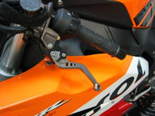 PAZZO  🇨🇦 BLACK LEVERS WITH BLACK ADJUSTER FOR 2022 HONDA CBR500 FULL SET - FOLDABLE