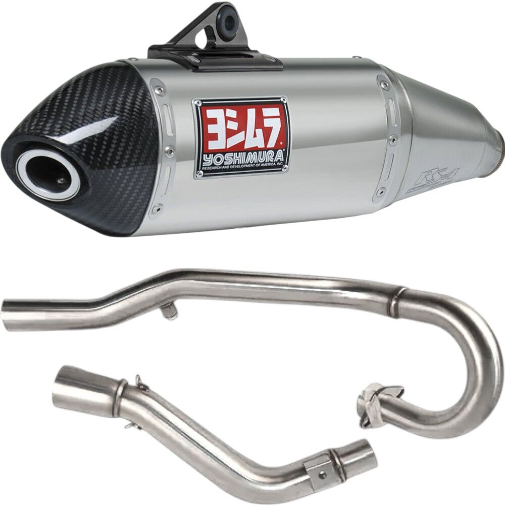 YOSHIMURA HONDA CRF300L 2021-2025 RS-4 STAINLESS FULL EXHAUST SYSTEM