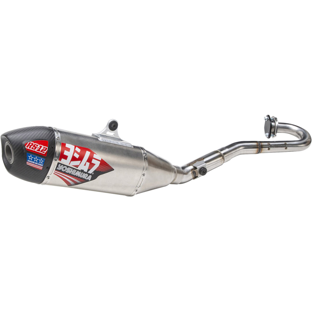 YOSHIMURA SUZUKI RMZ250 2019-2025 RS-12 STAINLESS FULL EXHAUST SYSTEM