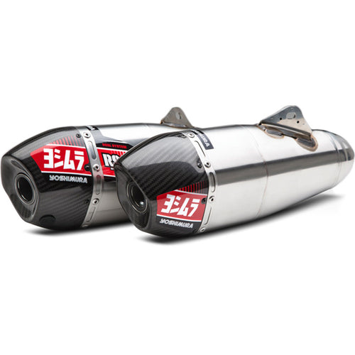 YOSHIMURA HONDA CRF450R / RX 2017-2018 RS-9T SLIP ON DUAL MUFFLERS