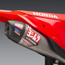 YOSHIMURA HONDA CRF450R 2021-2024 RS-12 STAINLESS SLIP-ON MUFFLER WITH CARBON END CAP