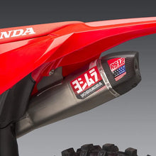 YOSHIMURA HONDA CRF450R 2021-2024 RS-12 STAINLESS SLIP-ON MUFFLER WITH CARBON END CAP