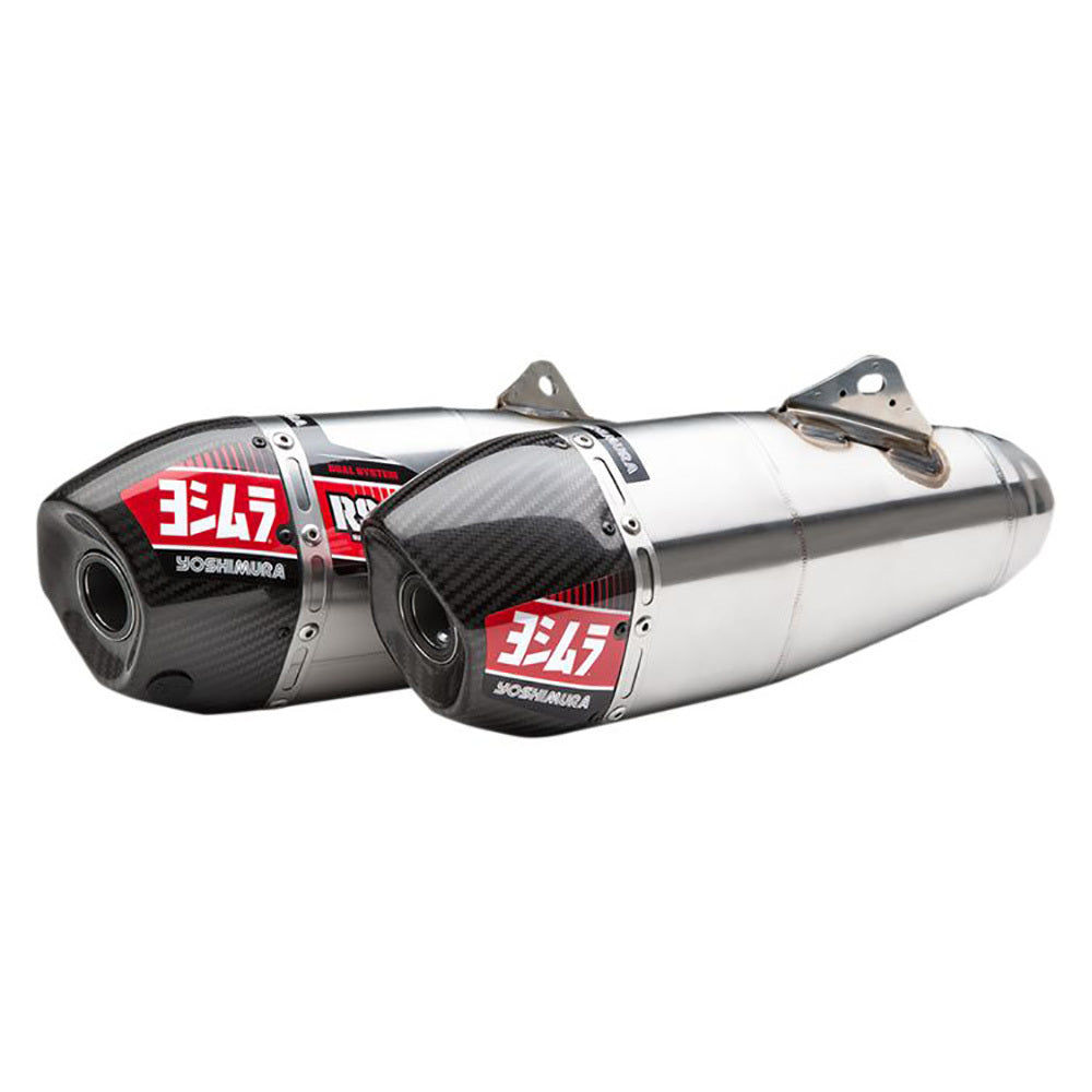 YOSHIMURA HONDA CRF250R 2018-2019 RS-9T DUAL EXHAUST SLIP-ON MUFFLERS