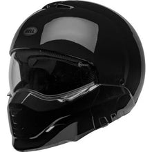 BELL BROOZER SOLID GLOSS BLACK HELMET (Size: SMALL)
