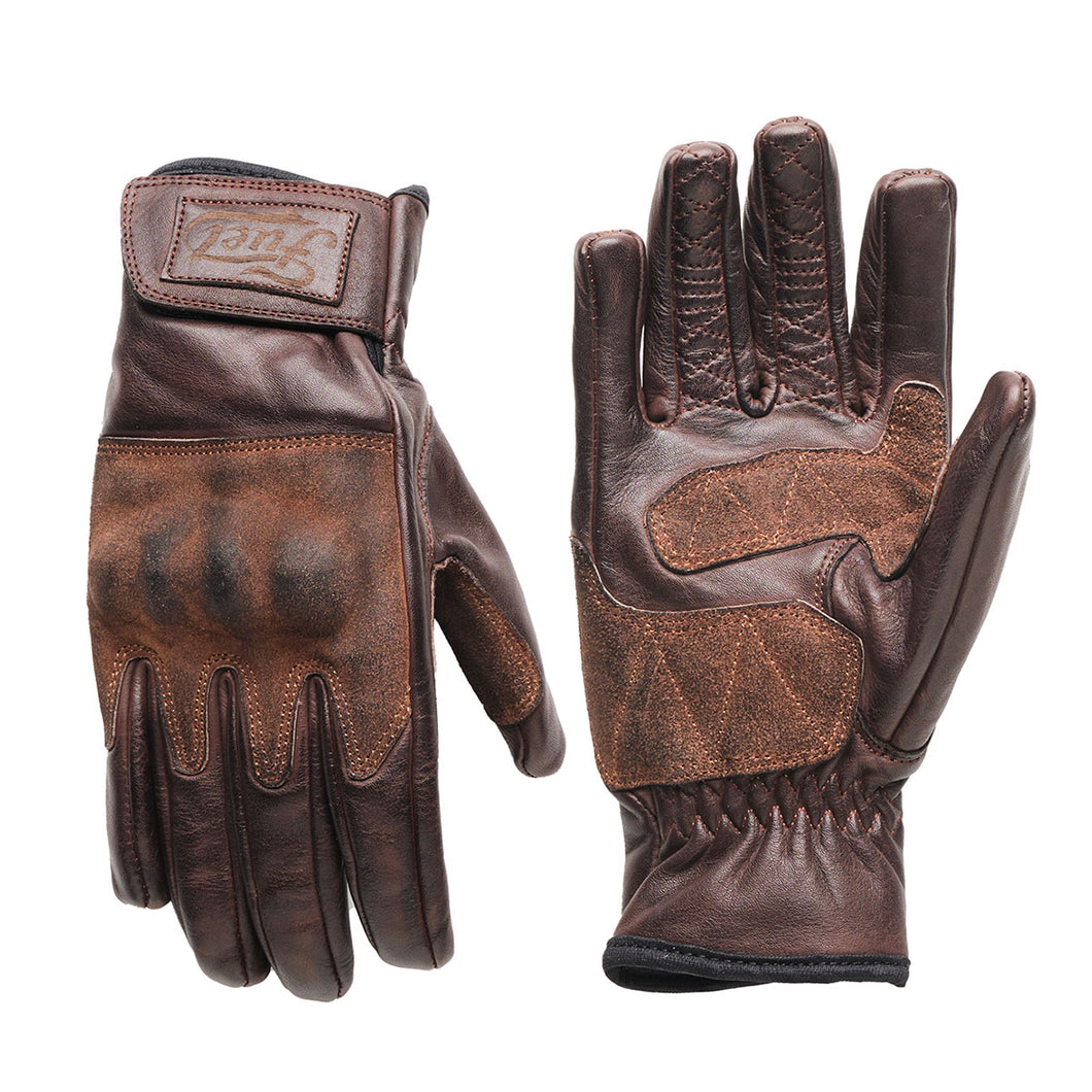 FUEL RODEO MOTORCYCLE GLOVES BROWN - WOMEN