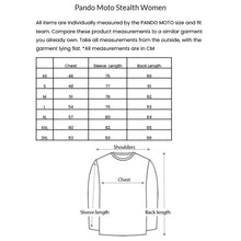 PANDO MOTO STEALTH WOMENS BLACK AAA JACKET