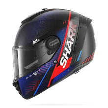 SHARK SPEED RS SPEED-TECH HELMET - MATTE BLACK/BLUE/RED