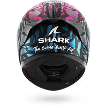 SHARK SKWAL CUP REDDING REPLICA HELMET - BLACK/VIOLET/BLUE