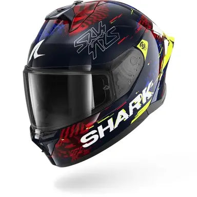 SHARK SKWAL CUP SPEED VIBE HELMET - BLUE/RED/YELLOW