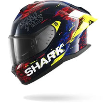 SHARK SKWAL CUP SPEED VIBE HELMET - BLUE/RED/YELLOW