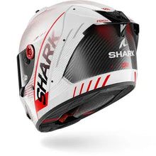 SHARK AERON SPEED TECH HELMET - WHITE/RED