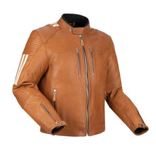 SEGURA ORION LEATHER MOTORCYCLE JACKET - LIGHT TAN