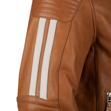 SEGURA ORION LEATHER MOTORCYCLE JACKET - LIGHT TAN