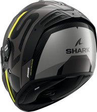 SHARK SPARTAN RS SHAWN CARBON HELMET BLACK/GREY/YELLOW (Size: LARGE) Last one