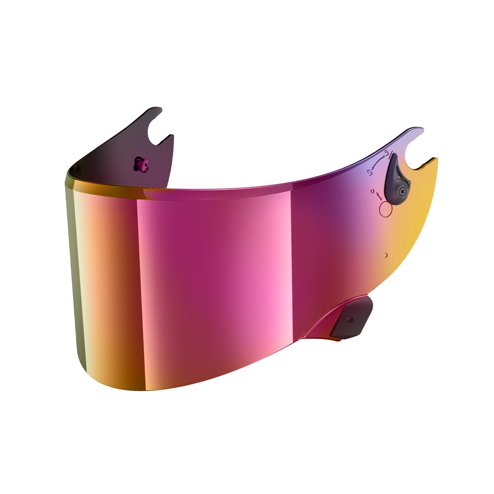 SHARK RACE R PRO ANTI SCRATCH / ANTI FOG - MIRRORED PINK/GOLD VISOR