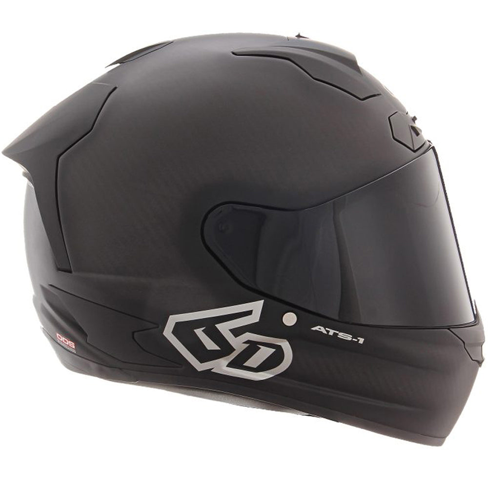 6D ATS-1R SOLID MATT BLACK HELMET