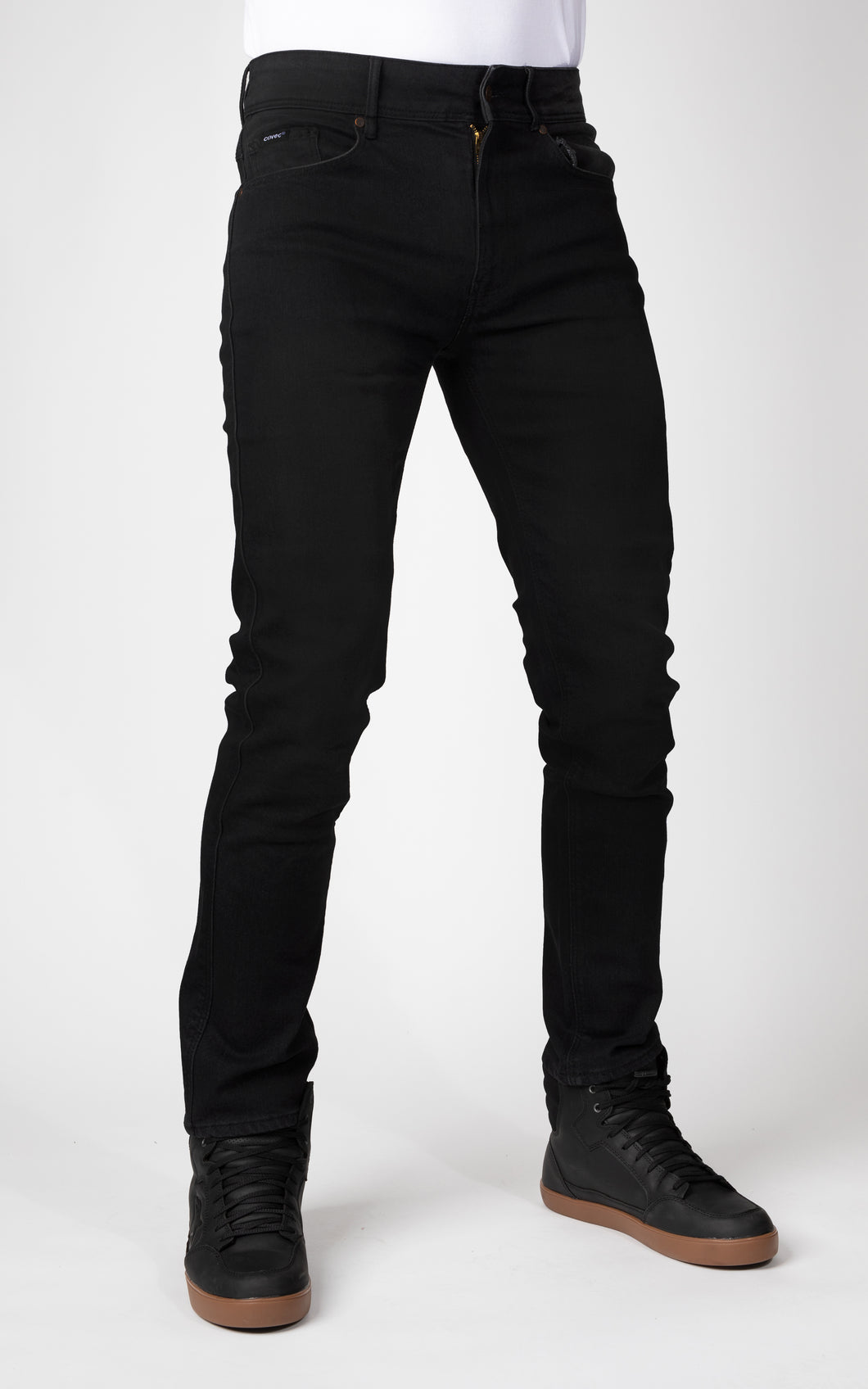 BULL-IT MENS SLIM TACTICAL ONYX REGULAR JEANS BLACK (Size: 38) Last one