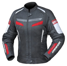 DRIRIDER AIR-RIDE 5 BLACK/RED WOMENS TEXTILE JACKET