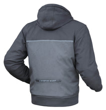 DRIRIDER LEGION GREY/BLACK TEXTILE HOODIE JACKET