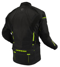 DRIRIDER COMPASS 4 BLACK/HI-VIS YELLOW TEXTILE JACKET