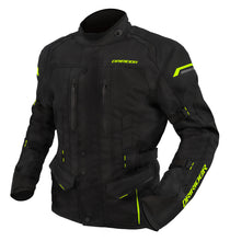 DRIRIDER COMPASS 4 BLACK/HI-VIS YELLOW TEXTILE JACKET