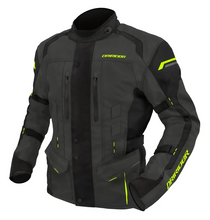 DRIRIDER COMPASS 4 GREY/BLACK/HI-VIS YELLOW TEXTILE JACKET