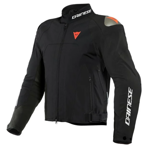 DAINESE INDOMITA D-DRY XT BLACK/FLUO RED TEXTILE JACKET