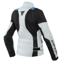 DAINESE AIR TOURER TEX LADY GLACIER GREY/PERFORMANCE BLUE/BLACK WOMENS TEXTILE JACKET