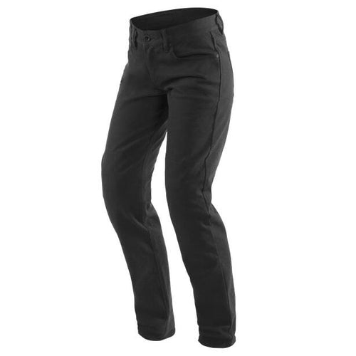 DAINESE SLIM BLACK WOMENS TEXTILE PANTS