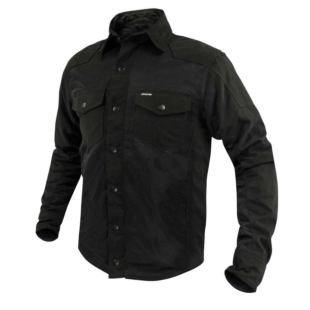 ARGON AIRHAWK BLACK RIDING SHIRT