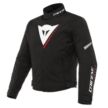 DAINESE VELOCE D-DRY BLACK/WHITE/LAVA RED TEXTILE JACKET