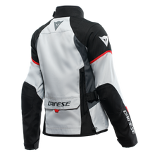 DAINESE TEMPEST 3 LADY D-DRY GLACIER GRAY/BLACK/LAVA RED WOMENS TEXTILE JACKET