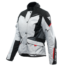 DAINESE TEMPEST 3 LADY D-DRY GLACIER GRAY/BLACK/LAVA RED WOMENS TEXTILE JACKET