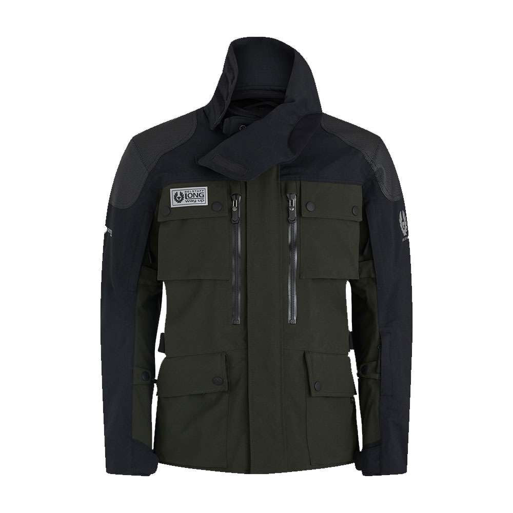 BELSTAFF LONG WAY UP GORE-TEX PRO MOTORCYCLE JACKET OLIVE