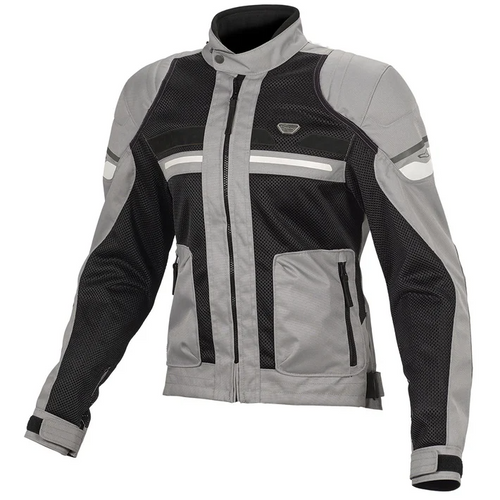 MACNA WOMENS RUSH BLACK/GREY MOTORCYCLE JACKET