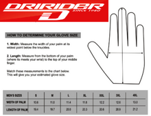 DRIRIDER ELEMENT BLACK GLOVES