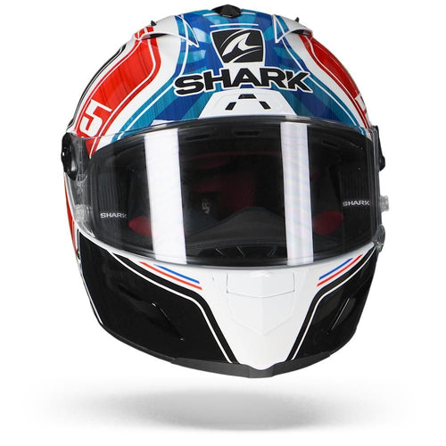 SHARK RACE R PRO ZARCO 2018 FRANCE GP WHITE/BLUE/RED HELMET